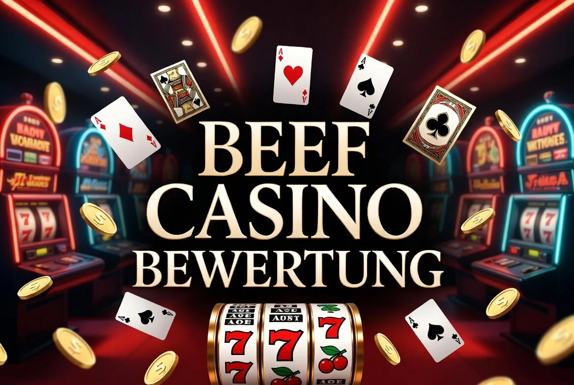 Beef Casino Bewertung mit Laborwerten zu Bonus, Spielen und Auszahlung